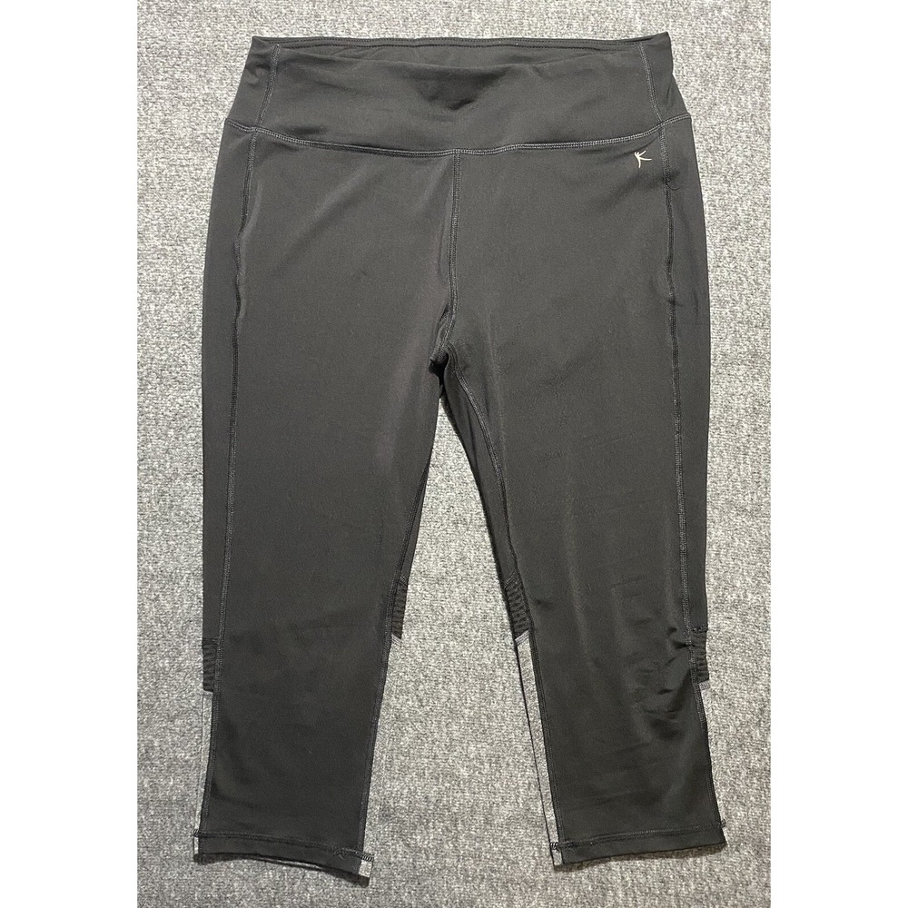 Danskin Now Leggings Womens Size M-8/10 Black Fitness Workout Lounge